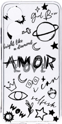 Husa Bestcase comp cu Realme 10 Pro Goth Love 2MM Soft Silicon prot cam T 984 
