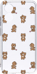 Husa Bestcase comp cu Realme 10 Pro Teddy Bear Pattern 2MM Soft Silicon prot cam T 970 