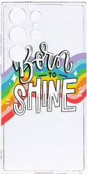 Husa Bestcase comp cu Samsung Galaxy S23 Ultra Born To Shine 2MM Soft Silicon prot cam T 489 