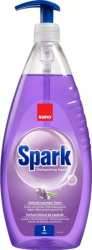 SANO Spark Detergent Lichid pentru Vase 1 L Parfum Lavanda 