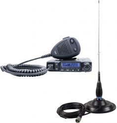 Pachet Statie radio CB PNI Escort HP 6500 ASQ + Antena CB PNI ML145 cu magnet 