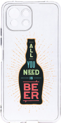 Husa Bestcase comp cu Xiaomi Mi 11 Lite All You Need Is Beer 2MM Soft Silicon prot cam T 790 