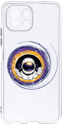 Husa Bestcase comp cu Xiaomi Mi 11 Lite Astronaut 2MM Soft Silicon prot cam T 771 