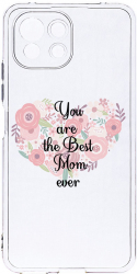 Husa Bestcase comp cu Xiaomi Mi 11 Lite Best Mom Ever 2MM Soft Silicon prot cam T 30 