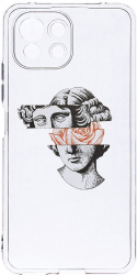 Husa Bestcase comp cu Xiaomi Mi 11 Lite David Statue 2MM Soft Silicon prot cam T 731 