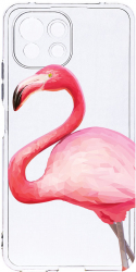 Husa Bestcase comp cu Xiaomi Mi 11 Lite Flamingo 2MM Soft Silicon prot cam T 55 