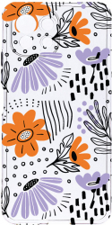 Husa Bestcase comp cu Xiaomi Mi 11 Lite Flowers - Pastel Colors 2MM Soft Silicon prot cam T 757 