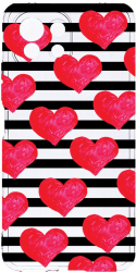 Husa Bestcase comp cu Xiaomi Mi 11 Lite hearts 2MM Soft Silicon prot cam T 102 