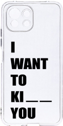 Husa Bestcase comp cu Xiaomi Mi 11 Lite I Want To... 2MM Soft Silicon prot cam T 183 