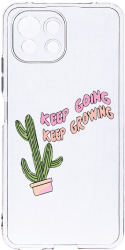 Husa Bestcase comp cu Xiaomi Mi 11 Lite Keep Growing Cactus 2MM Soft Silicon prot cam T 482 