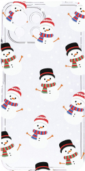 Husa Bestcase comp cu Xiaomi Mi 11 Lite Snowman 2MM Soft Silicon prot cam T 351 