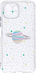 Husa Bestcase comp cu Xiaomi Mi 11 Lite Universe Planets 2MM Soft Silicon prot cam T 468 
