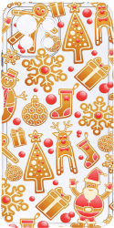 Husa Bestcase comp cu Xiaomi Mi 11 Lite Xmas 2MM Soft Silicon prot cam T 317 