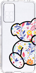 Husa Bestcase comp cu Xiaomi Redmi Note 11 Pro Flower Teddy Bear 2MM Soft Silicon prot cam T 983 