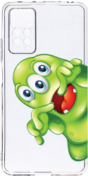Husa Bestcase comp cu Xiaomi Redmi Note 11 Pro Green Monster 2MM Soft Silicon prot cam T 60 