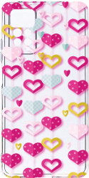 Husa Bestcase comp cu Xiaomi Redmi Note 11 Pro Lovely Hearts 2MM Soft Silicon prot cam T 185 