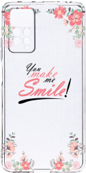 Husa Bestcase comp cu Xiaomi Redmi Note 11 Pro Make Me Smile 2MM Soft Silicon prot cam T 4 