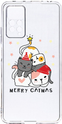 Husa Bestcase comp cu Xiaomi Redmi Note 11 Pro Merry Catmas 2MM Soft Silicon prot cam T 878 