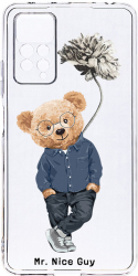 Husa Bestcase comp cu Xiaomi Redmi Note 11 Pro Nice Guy - Teddy Bear 2MM Soft Silicon prot cam T 934 