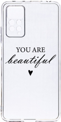 Husa Bestcase comp cu Xiaomi Redmi Note 11 Pro You Are Beautiful 2MM Soft Silicon prot cam T 477 