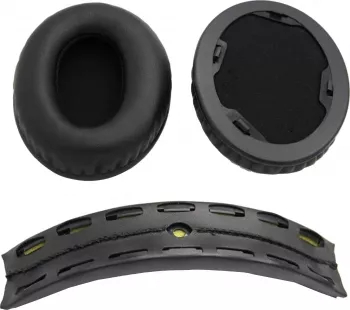 Set 2 bureti + burete banda superioara PadForce pentru casti Beats Studio 1.0 Over-Ear - Negru 