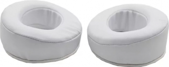Set 2 bureti PadForce ovali universali cu forma unghiulara pentru casti - Alb 