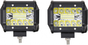 Set 2 x proiectoare auto LED 140W/set 10/30V 20LED 