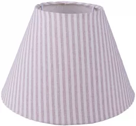 Abajur veioza bumbac bej alb 23x15 cm 