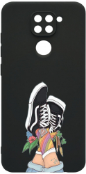 Husa BestCase Compatibila Cu Xiaomi Redmi Note 9 Vans - Gym Shoes 0.8MM Slim cam prot Negru c-B 600 