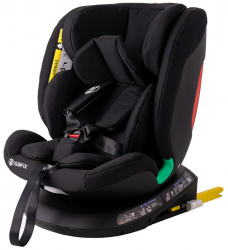 Scaun auto Diamond Deluxe i-Size Buf Boof cu ISOFIX rotativ 360 grade Top Tether 40-150 cm BlackJeans 