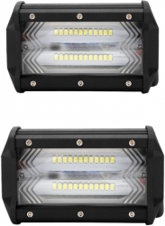 Set 2 x proiectoare auto 72W LED 6000K 