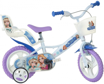 Bicicleta copii Dino Bikes 12 inch Snow Queen 