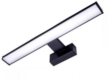 Aplica pentru baie cu led Leylek Black 12W lumina naturala 4200K 850lm IP44 530x120x40 mm 