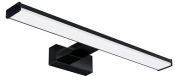 Aplica pentru baie cu led Leylek Black 8W lumina naturala 4200K 720lm IP44 400x120 mm 