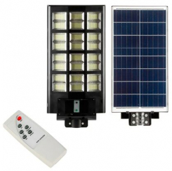 Lampa solara de iluminat stradal GrandXL 1200W 3066lm lumina rece 6400K Senzor Miscare Telecomanda 