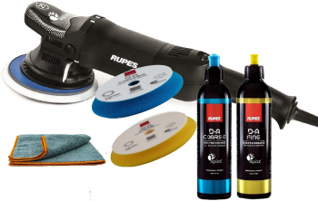 Set polish Rupes masina LHR21ES paste Rupes Da Coarse Da Fine 250ml si bureti LHR21ES-12 