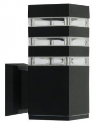 Aplica de perete pentru exterior Palmera-S E27 IP44 max 60 W Aluminiu 215x90x90 mm 