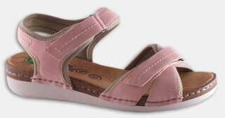 Sandale dama Reflexan cu brant moale de confort Bej 41