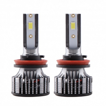 Set 2 LED-Uri Auto Techstar and reg V8 H11 120W 12-24V 15000 Lumeni 6000K Unghi Fascicul 360 and deg CSP 3570 Canb 