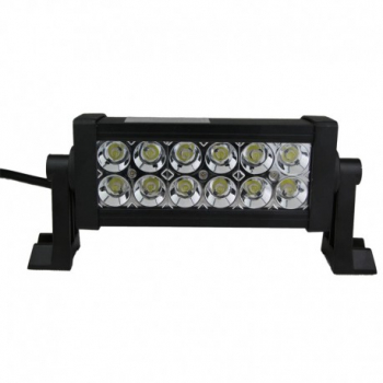 Bara Proiectoare LED Auto Offroad Techstar® PNB1 36W 12V-24V 6000 K 3500 Lumeni IP 67 17 Cm Flood Beam 