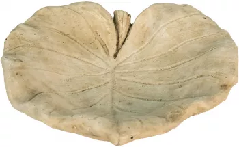 Hranitoare pasari piatra bej 22x22x6 cm 
