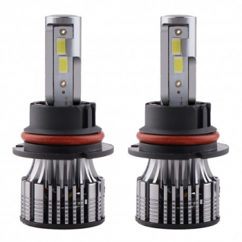 Set 2 LED-Uri Auto Techstar® V8 9007 120W 12-24V 15000 Lumeni 6000K Unghi Fascicul 360° CSP 3570 Ca 