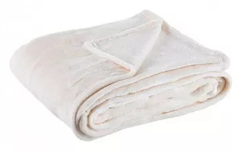 Set 2 paturi poliester ivoire Penelope 130x160 cm 