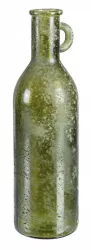 Set 3 vaze sticla verde Arleen 14x50 cm 