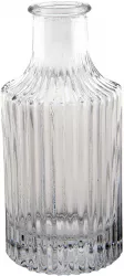 Set 4 vaze flori sticla transparenta 6x13 cm 