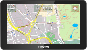 Sistem Navigatie GPS Peiying cu Diagonala de 7 Inch Harta EU si Memorie de 8GB cu Difuzor Incorporat si Mufa Jack pentru Casti 