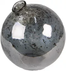 Vaza flori gri 13x13 cm 