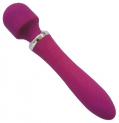 Aparat de masaj vibrator reincarcare prin USB 10 moduri de vibratii rezistent la apa Mov 
