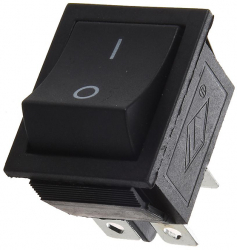 Buton intrerupator auto cu 4 pini 2 pozitii negru 