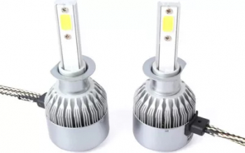 Set 2 becuri auto C6 H3 6000K 48W/bec 8000lm 60LED 